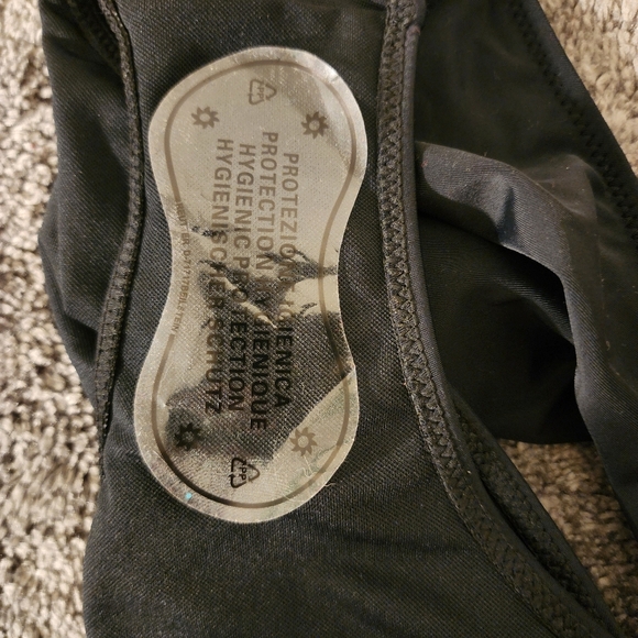 NWOT Side String Ties Bikini Bottom  Black Size 2xl - Picture 2 of 5